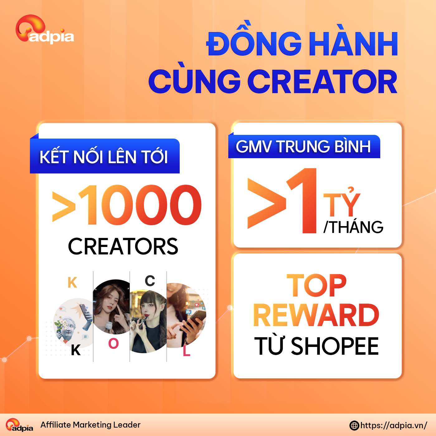 Creator được đồng hành đúng cách